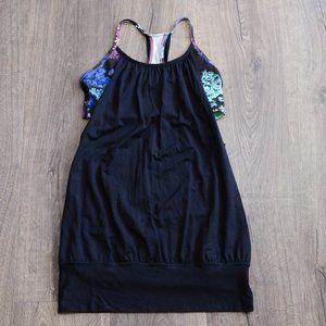 Lululemon No Limits Tank Black Petal Pop Multi 4 floral